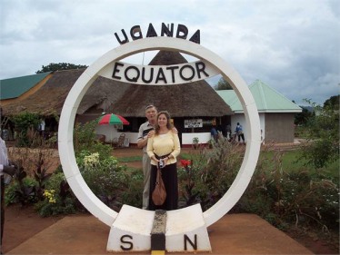 Uganda equator line